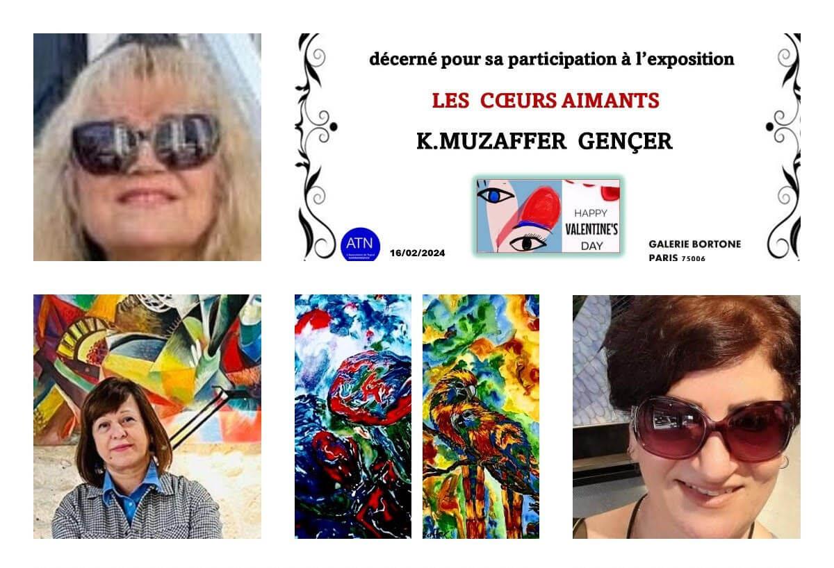 K. Muzaffer Gençer Eserleri Sevgililer Günü´nde Paris´te 