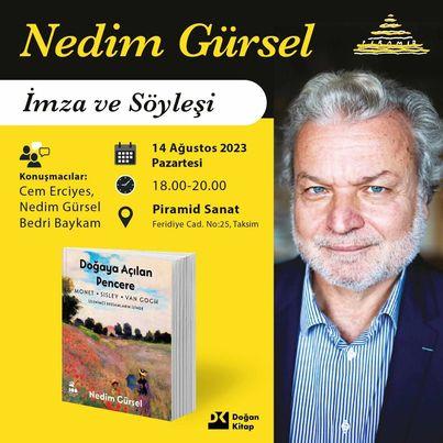 Nedim Gürsel´in “Doğaya Açılan Pencere” Adlı Yeni Kitap Tanıtımı... 